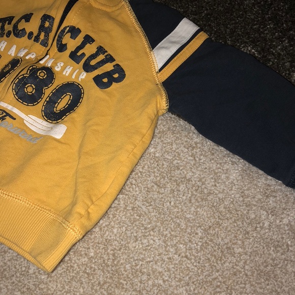 ☠️5/$20 ☠️FAGOTTINO | BOYS ZIP UP GRAPHIC HOODED POCKETED SWEATSHIRT 9M - Picture 3 of 8